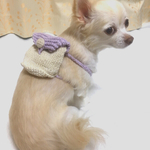 リュック いつでも可愛い ラベンダー×ラメクリーム M