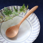 再販-シチューとスープ用の木のスプーン（ヤマザクラ1）長さ18.0cm