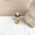 小さなしろくまさんハロウィンセット（イエロー）