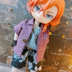 大人シャツ（パープル）