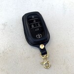 TOYOTA　スマートキーケースⅡ　ボタン２～４段タイプ　栃木レザー【名入れ無料・選べる革とステッチ】手縫い・本革　アルファード　ヴェルファイア　クラウン