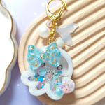  【8-8】ゆめいろじかん たこ　海の仲間達のシャカシャカキーホルダー　レジン