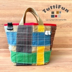 tuttifun＊irodori check bag  - red