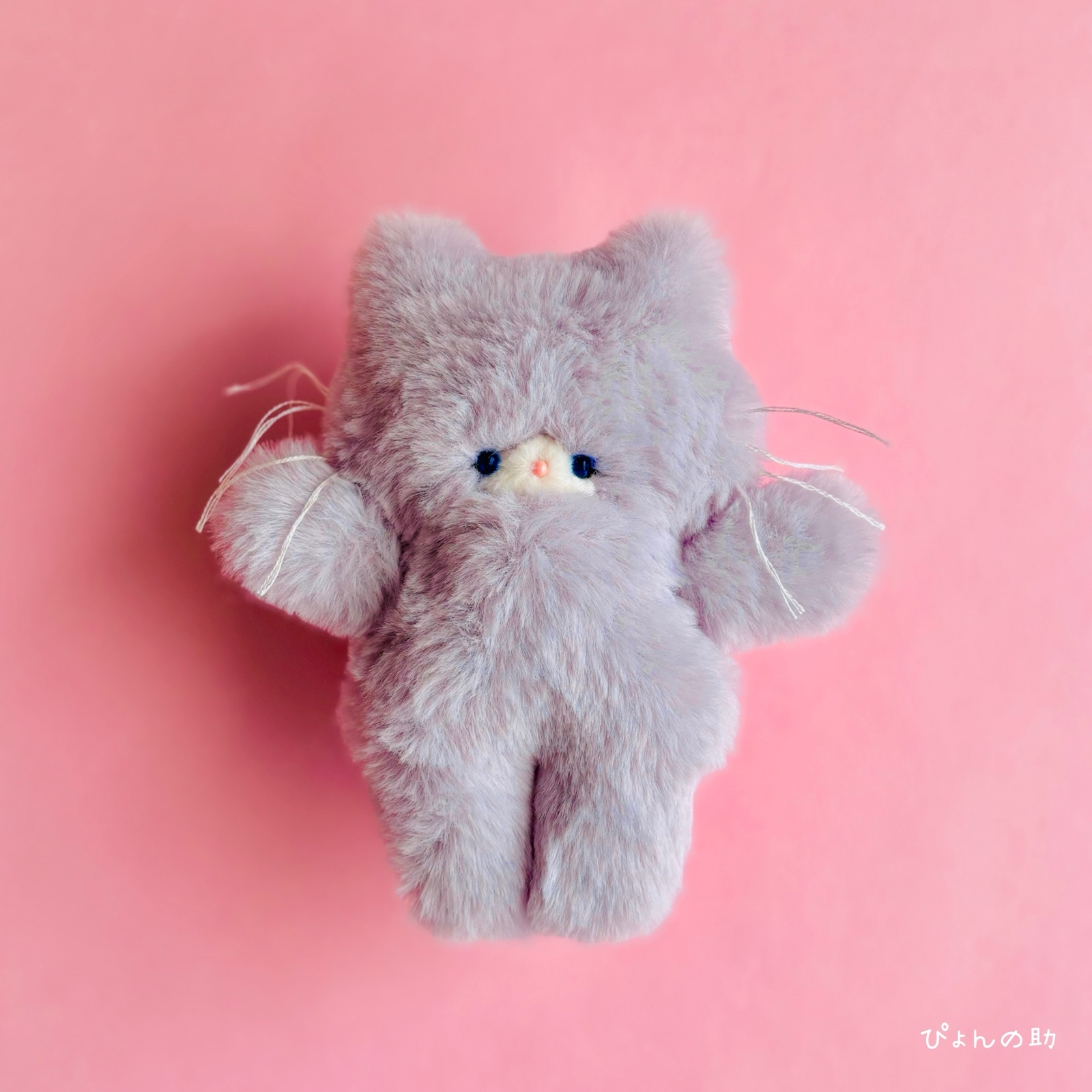 ユメカワJUNKちゃん ねこのぬいぐるみ☆手のひらサイズ① ねこ ユメカワJUNKちゃん☆ツギハキねこのぬいぐるみ☆手のひらサイズ