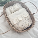 お人形用クーファン　生成ボタニカル　メルちゃん　ソランちゃん