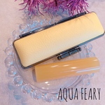 オーダー印鑑アクアフェアリー13.5㎜ オレンジケースセット 認印 銀行印 実印サイズ