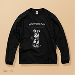 ハイクオリティー ロングTシャツ「NYの猫」/送料無料