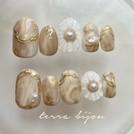 awairo flowerニュアンスネイルチップ