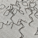 再販12本　ひねりロジウム金属チャーム
