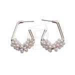ERG-2769-R【2個入り】オーバルシェイプピアス,oval shape post Earring
