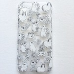 【iPhone】うさぎ透明スマホケース