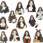 イラストフレークシール Girl's City Walk 2 <S727>
