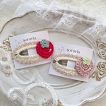 ベビー キッズ ヘアピン 苺♡