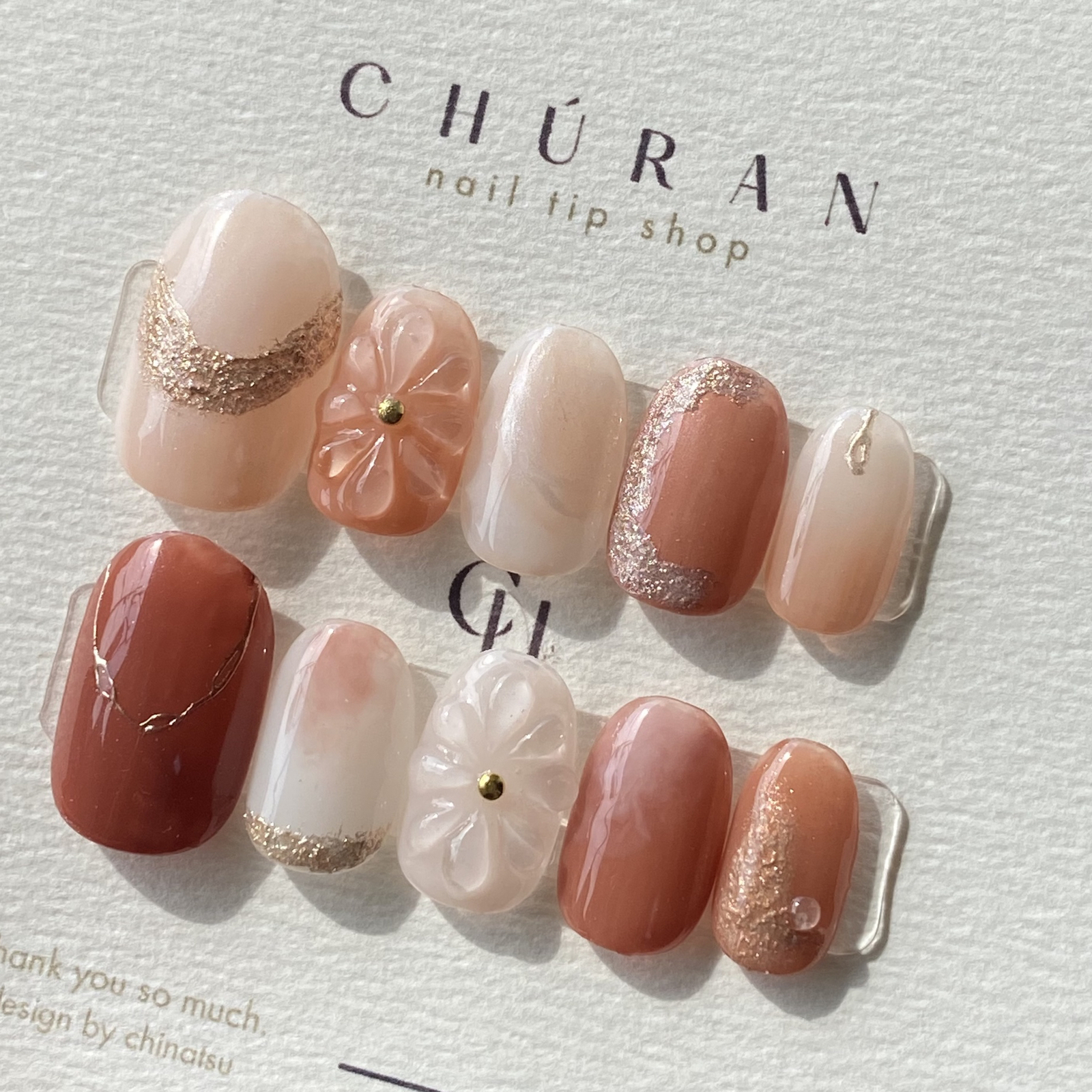 ♡ ネイルチップ ハンドメイド ♡ 梱包💓 #ハンドメイド #ネイルチップ #ネイルチップデザイン