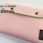 追加販売 母子手帳ケース 帆布canvas 二人用 薄桃色