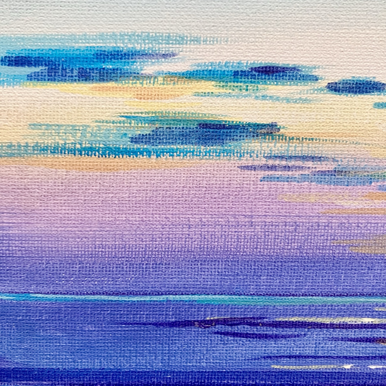 はじまりの朝＊絵画 原画 風景画 海 空 朝日 夕日 ハワイ 沖縄 - shop 