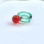 【受注制作】(制作期間3日程) KINOMI( SAKURANBO/サクランボ ) mini earcuff//イヤーカフ レジン
