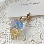 《c-1》天然石アイスクリーム✴︎シングル【コスモオーラ】