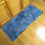 デニムリメイクキッチンマット