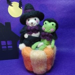🐻くまちゃんと🐸かえるくんの仲良し🎃ハローウィン🌼