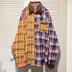 YAWARAKA---CHECK RIB SHIRTS ▶︎チェックシャツ・タータンチェック・フランネルシャツ・ネルシャツ・パジャマ