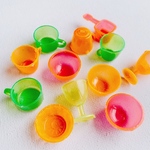ミニチュア食器セット　昭和レトロ　レトロポップ　ネオンカラー　