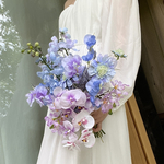  【完成品ブーケ】-Delphinium-アーティフィシャルフラワーブーケ
