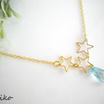 星空に一滴の輝きネックレス☆