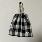 ＊SALE＊【ブロックチェック】巾着バッグ