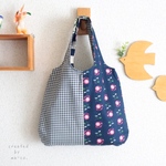【sale】北欧柄＊リバーシブルトート