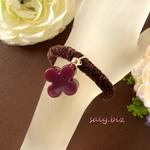 saly☆かわいいお花のヘアゴム