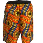 【LL】2877　アフリカプリント布　Unisex Half Pants