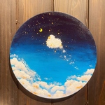 いい夢見てね。08112024.アクリル画原画。