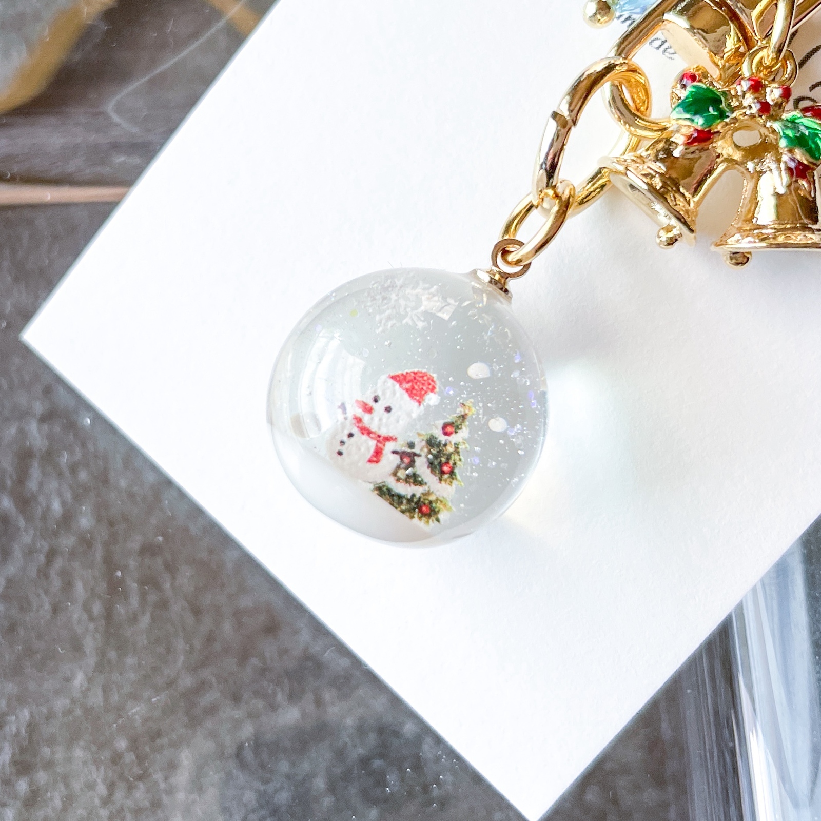 スノードーム風キーホルダー - SakuNa's shop | minne byGMOペパボ