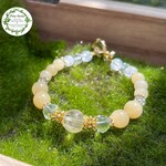 ✮金運アップ！！幸運を呼び込む☆彡｜ハニーストーン×シトリン　ブレスレット✮