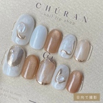 【No13】pearl accessoryオリジナルデザイン　ネイルチップ