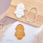 サンタクロース【クッキー型・スタンプ型セット】