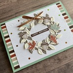 【誕生日カード】Autum wreath