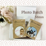 【最短翌日発送】フォトバッチ フォトミラー フォトマグネット 写真入り 名前入り子供写真 ペット写真 記念品 プチギフト  ラッピング有り 敬老の日 プレゼント 推し活