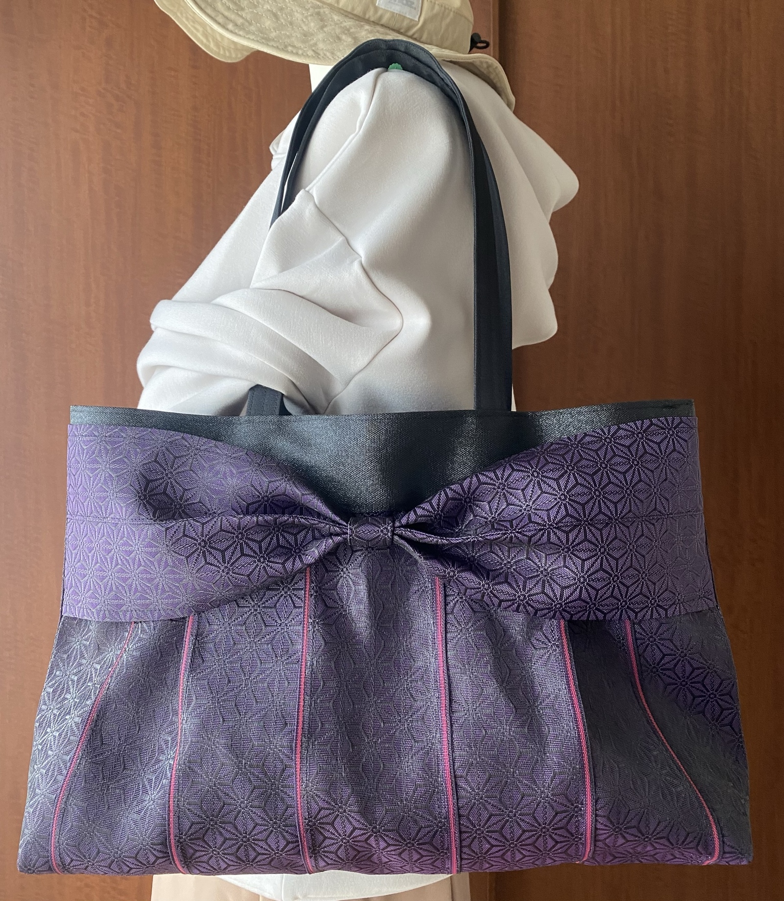 超軽量♡倉敷畳縁シンプルリボンショルダーバッグ：３点セット 畳縁バッグの人気通販 | minne byGMOペパボ 国内最大級の