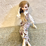 サロペット&カットソーのセット　リカちゃん服