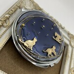 ▼SALE▼2000→1700 コンパクトミラー・りんごと猫