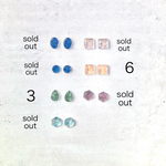 water color Ore ダイヤカットプチピアス＆イヤリング