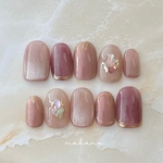 煌めくカシスnail