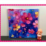 秋桜・コスモス＊大きめ折り紙＊正方形＊ペーパーセット＊16枚＊オリジナル