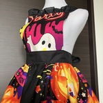 モンスターパーティーなハロウィンのドレスエプロン