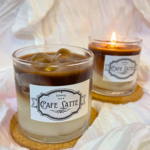 淹れたてコーヒーの香り♡　カフェラテキャンドル CAFE LATTE CANDLE コーヒーキャンドル　COFFEE ロウソク　