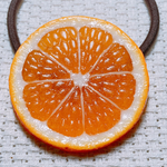 【リニューアル】オレンジ🍊ヘアゴム