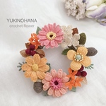 リース型ブローチ〜秋色〜