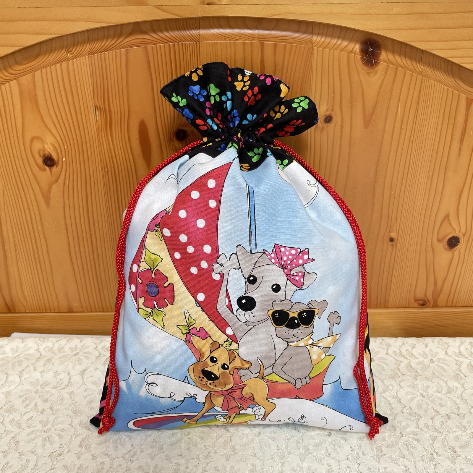 ロラライハリス 巾着バッグ 小